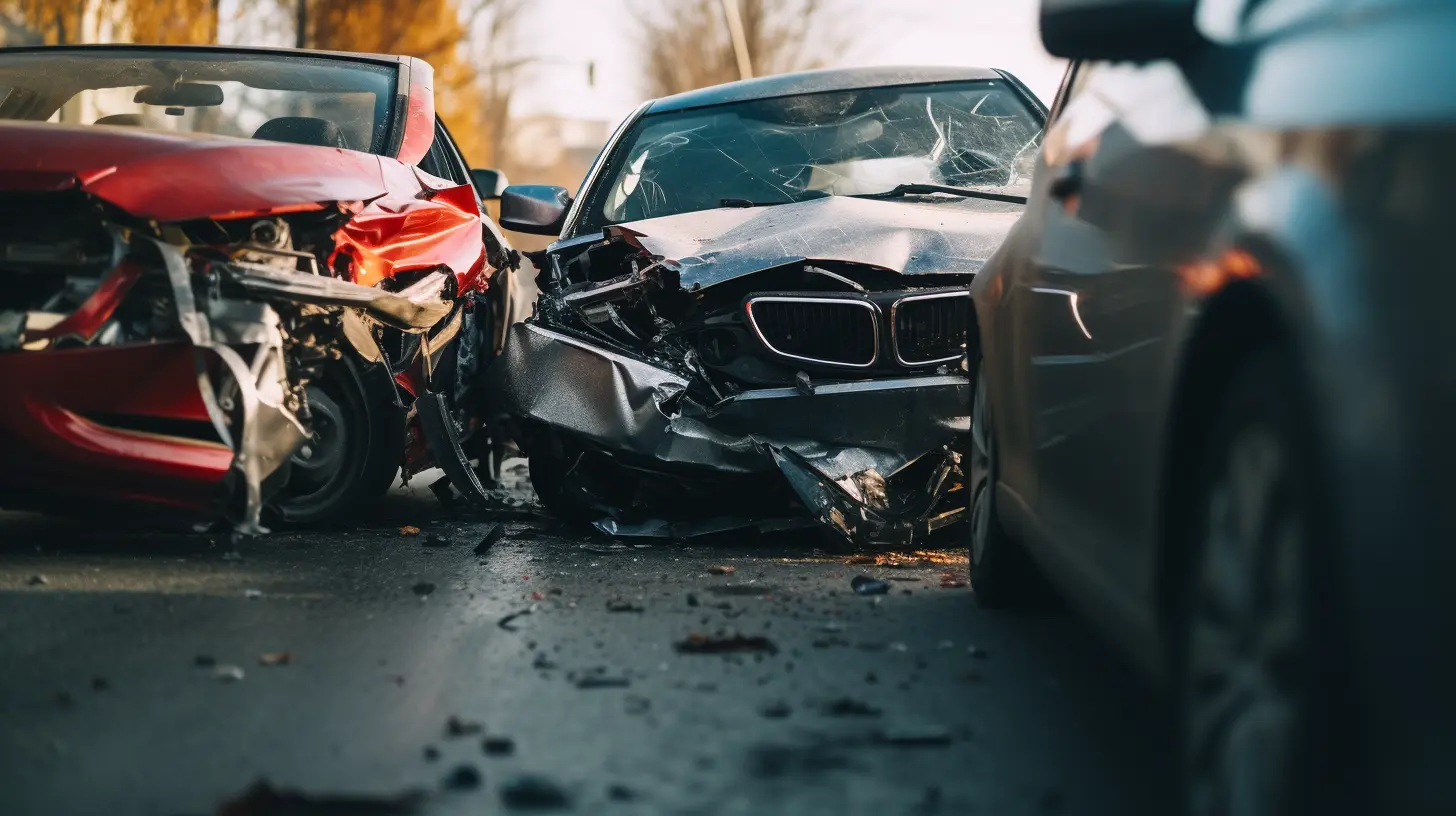 Automobili oštećeni u prometnoj nesreći