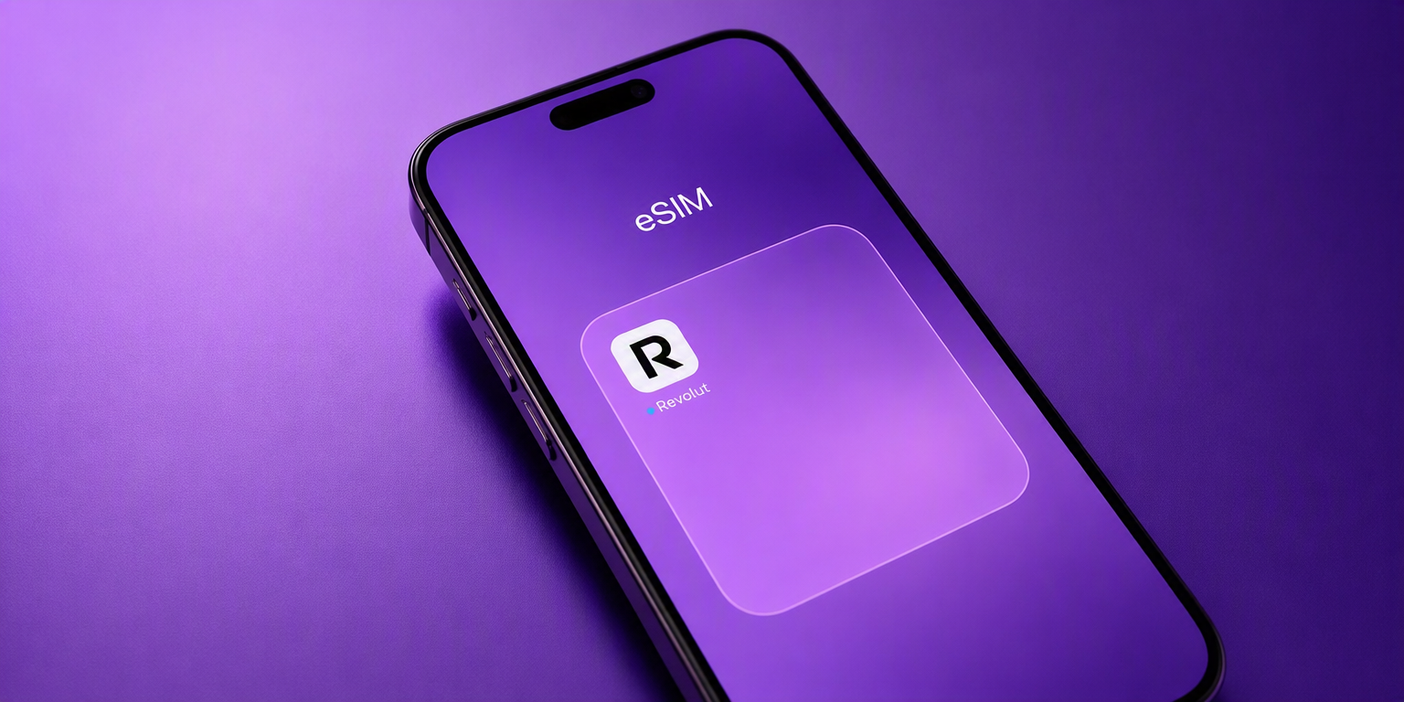 Revolut aplikacija na mobitelu